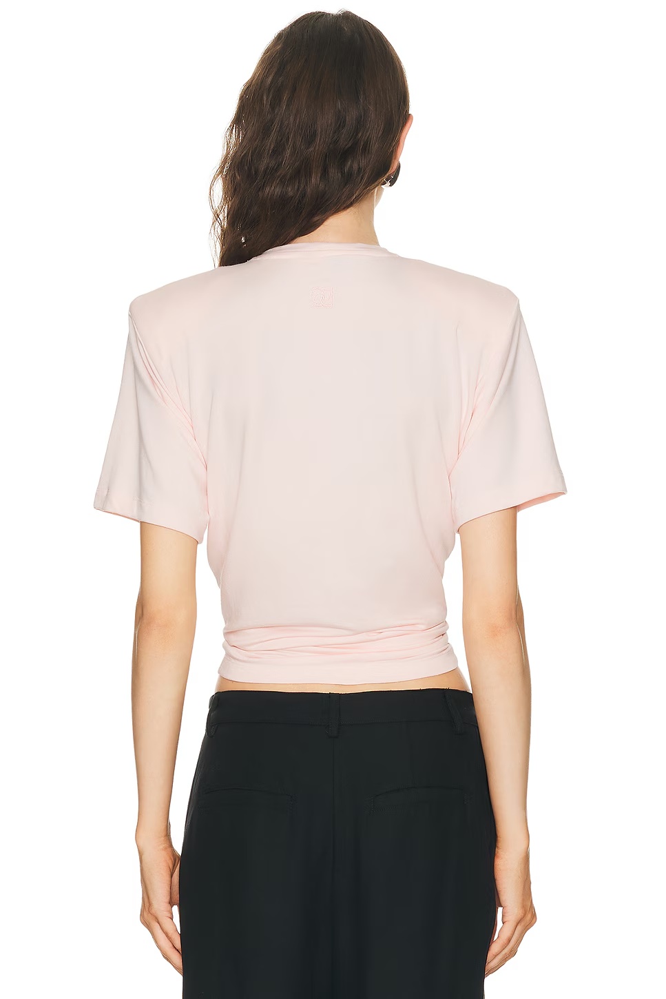 Tie Front T-Shirt Pink