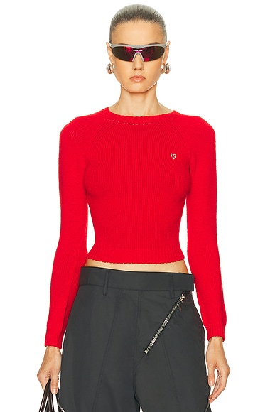 Koshi Crewneck Sweater Bright Red
