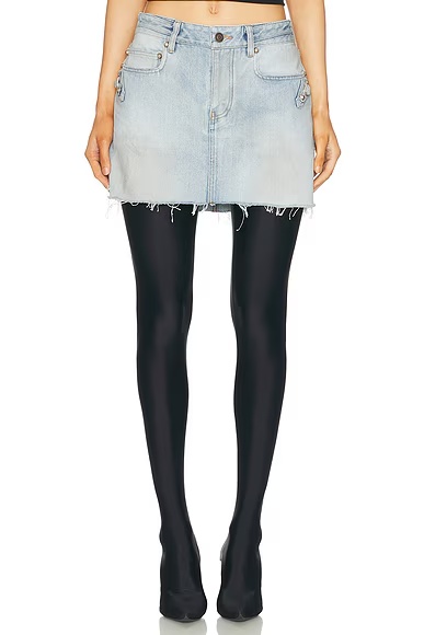 City Mini Skirt Light Blue