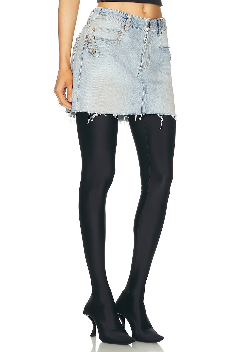 City Mini Skirt Light Blue