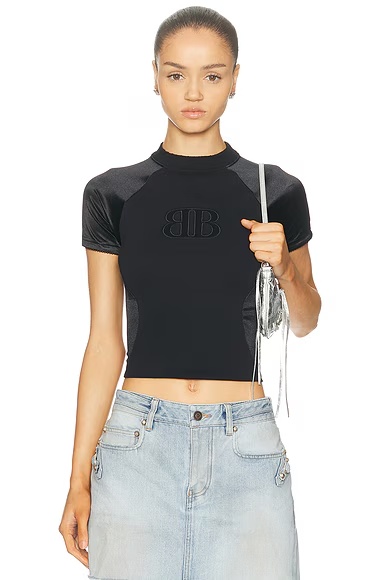 Fitted Top Black