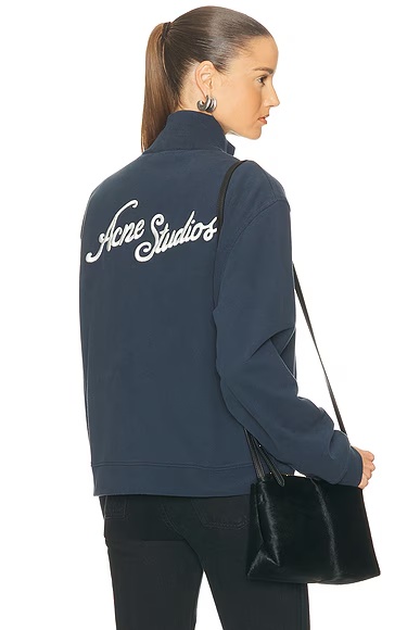 Zip Sweatshirt Deep Blue