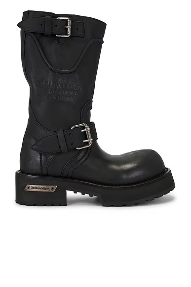 Venom Boot Black & Silver