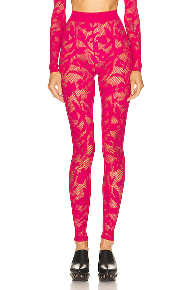 Lace Legging Fuchsia