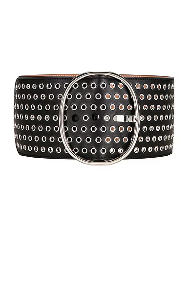 Ovale Belt Noir