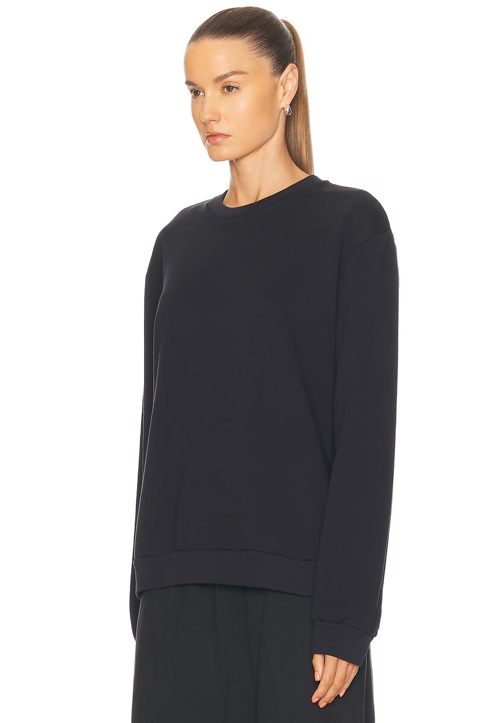 Faihra U Face Crewneck Sweater Black