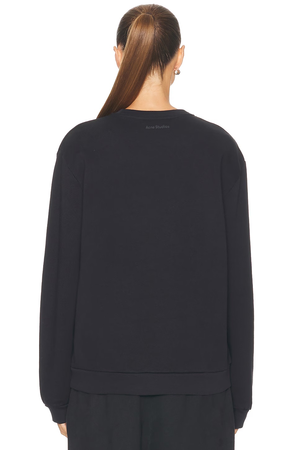 Faihra U Face Crewneck Sweater Black