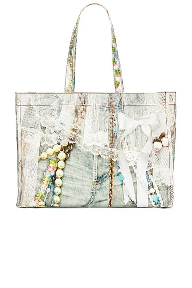 Tote Bag White & Green