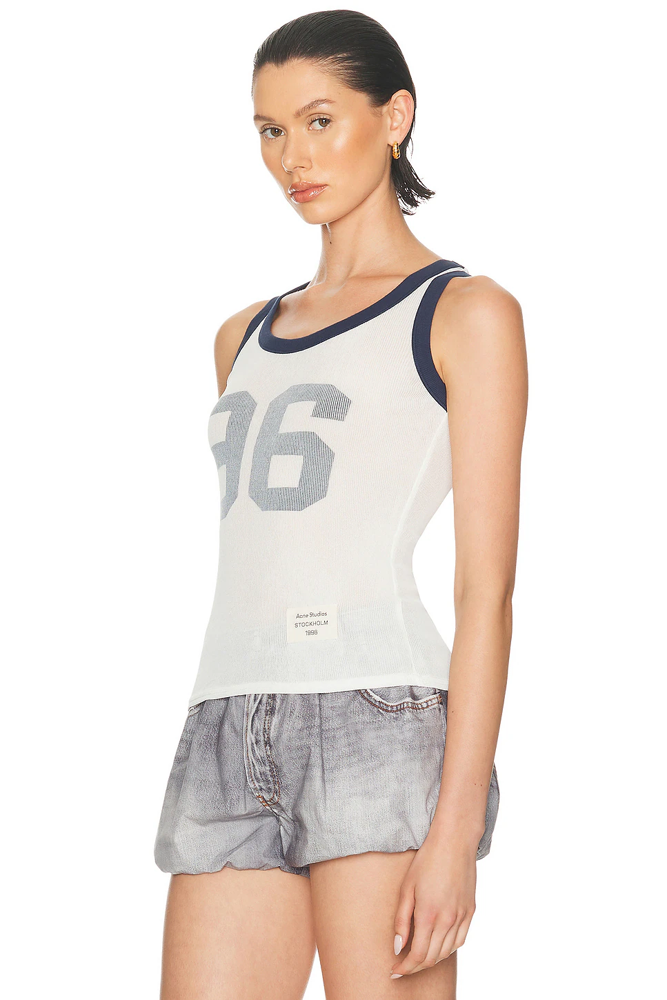 Ermes Top White & Navy