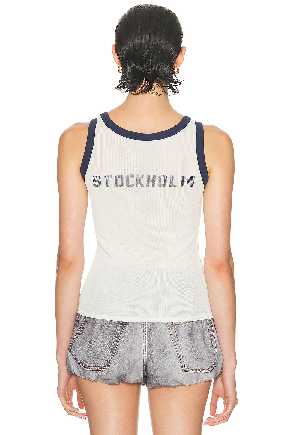 Ermes Top White & Navy