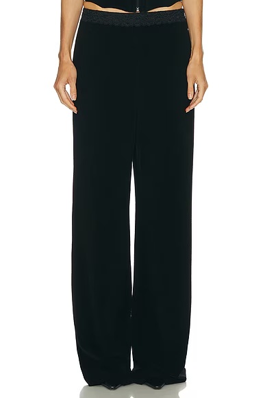 Lace Pyjama Pant Black