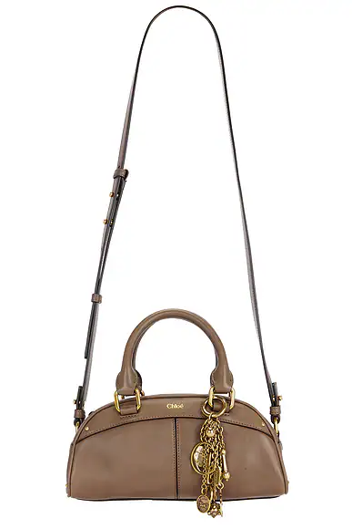Small Bowling Bag Deep Taupe