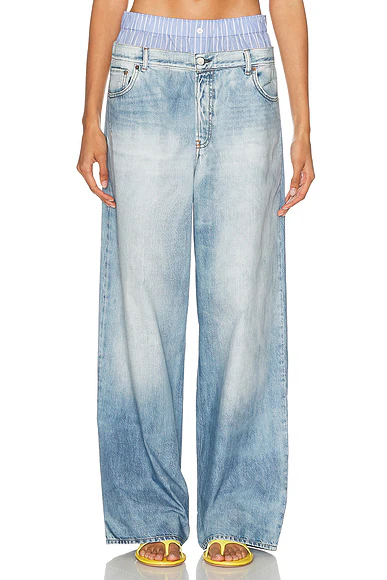 Wide Leg Pant Light Blue