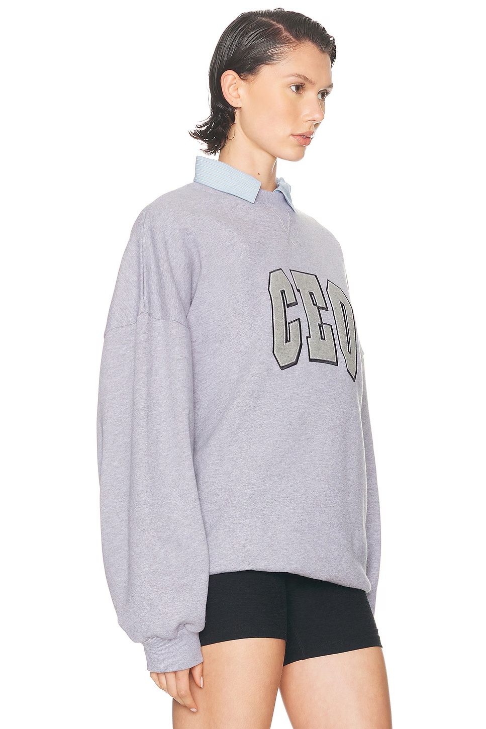 Shirt Crewneck Sweater Heather Grey