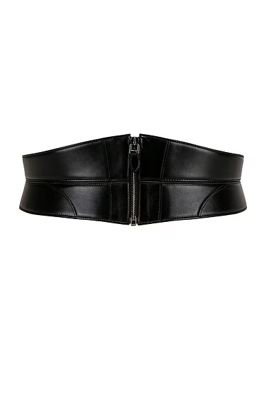 Small Zip Bustier Belt Noir