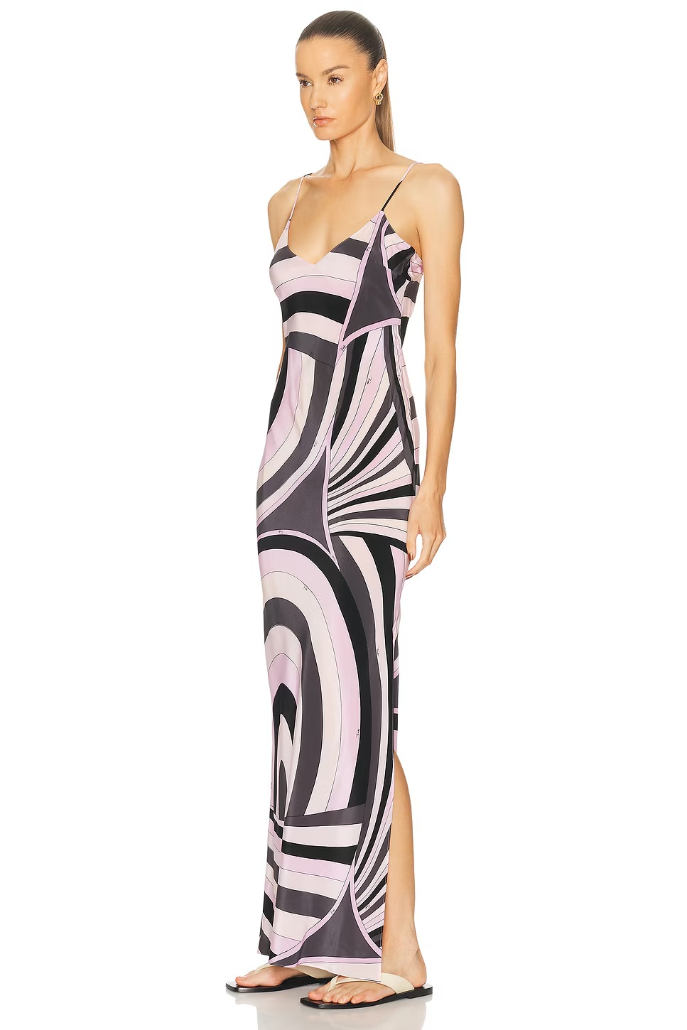 Maxi Dress Pink & Black