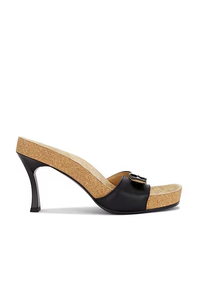 x Scholl Sandal Black & Silver