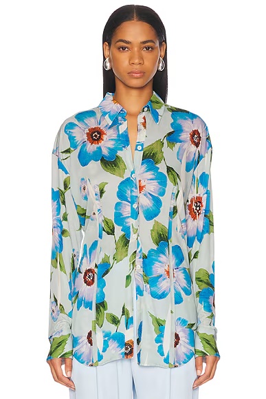 Suri Top Multi Blue