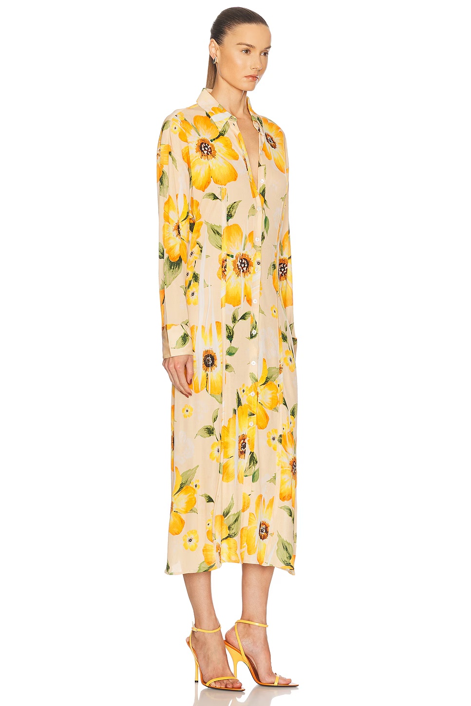 Delga Dress Orange Multi