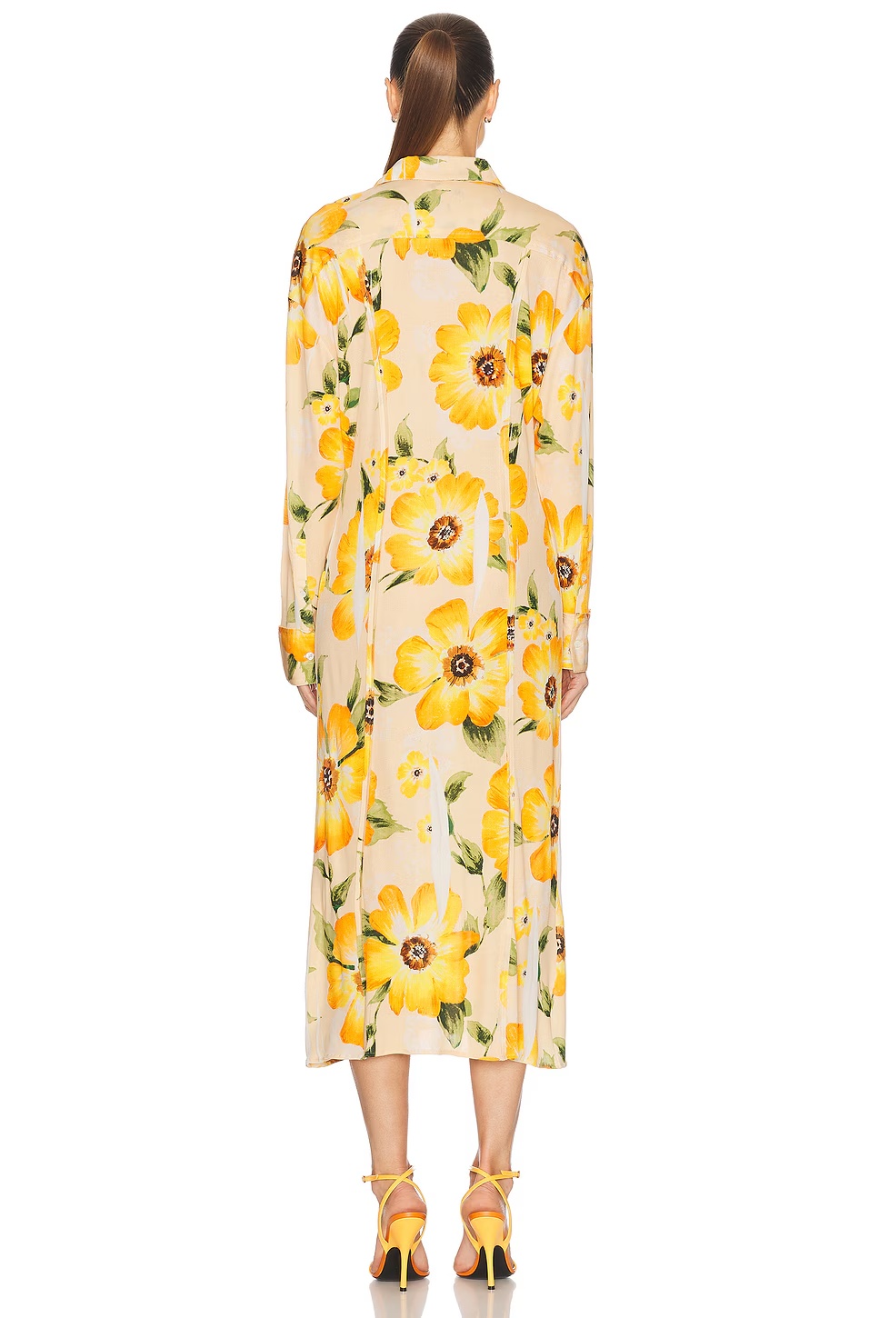 Delga Dress Orange Multi