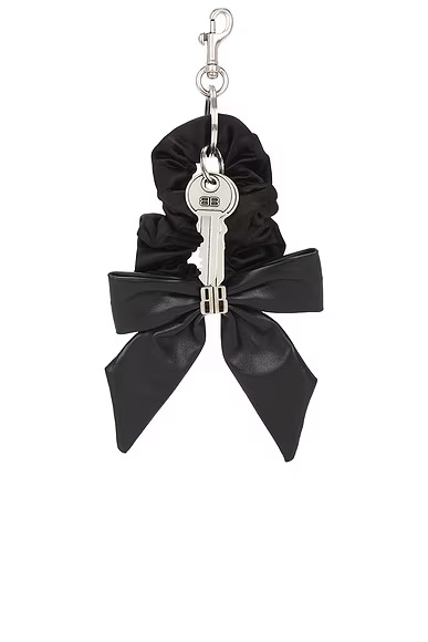 Scrunchie Keyring Black