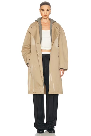 Ostrid Trench Coat Mushroom Beige