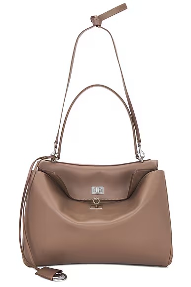 Rodeo Medium Top Handle Bag Taupe