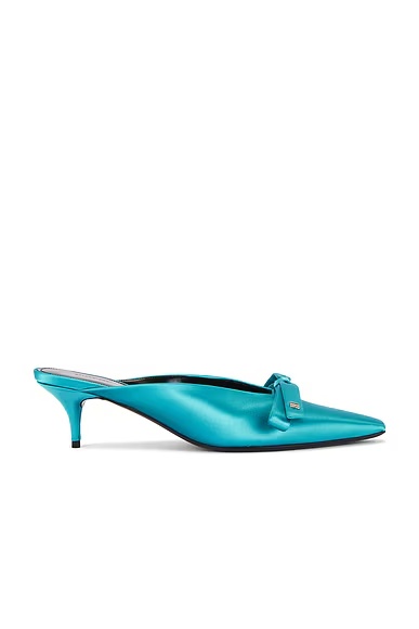 L50 Nano Bow Mule Blue & Silver