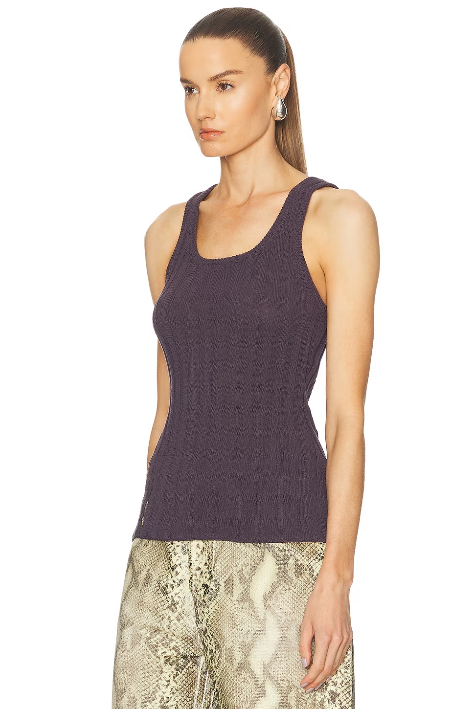Kombo Gummy Tank Top Dark Grey