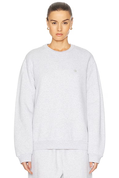 Faihra Crewneck Sweater Pale Grey Melange