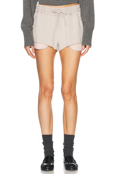 Fondo Gothic Logo Short Mauve Grey