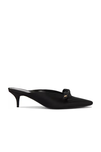 L50 Nano Bow Mule Black & Gold