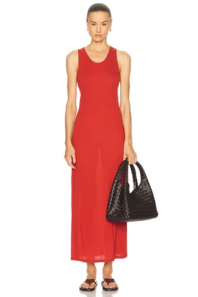 Myron A-Line Tank Dress Red