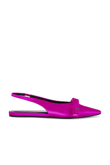 Nano Bow Slingback Pink & Silver