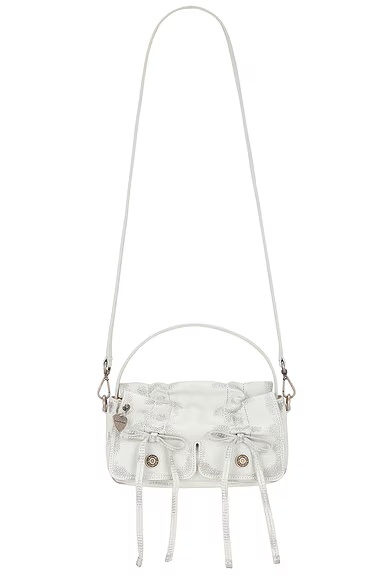 Multi Pocket Micro Bag White & Grey
