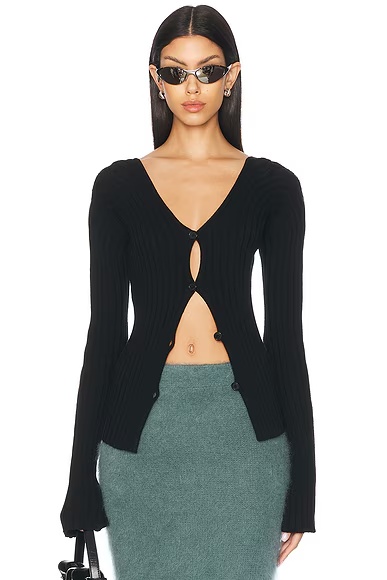 Kluid Cardigan Black