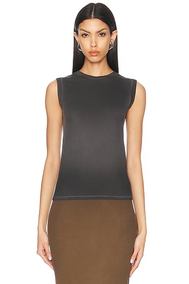 Etch Tank Top Black