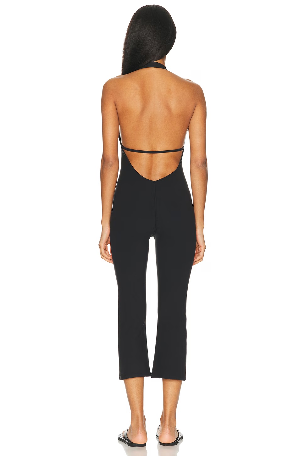 The Halter Onesie Black