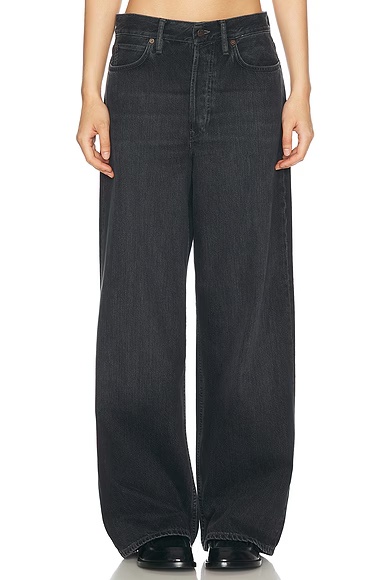 1981 Vintage Wide Leg Jeans Black