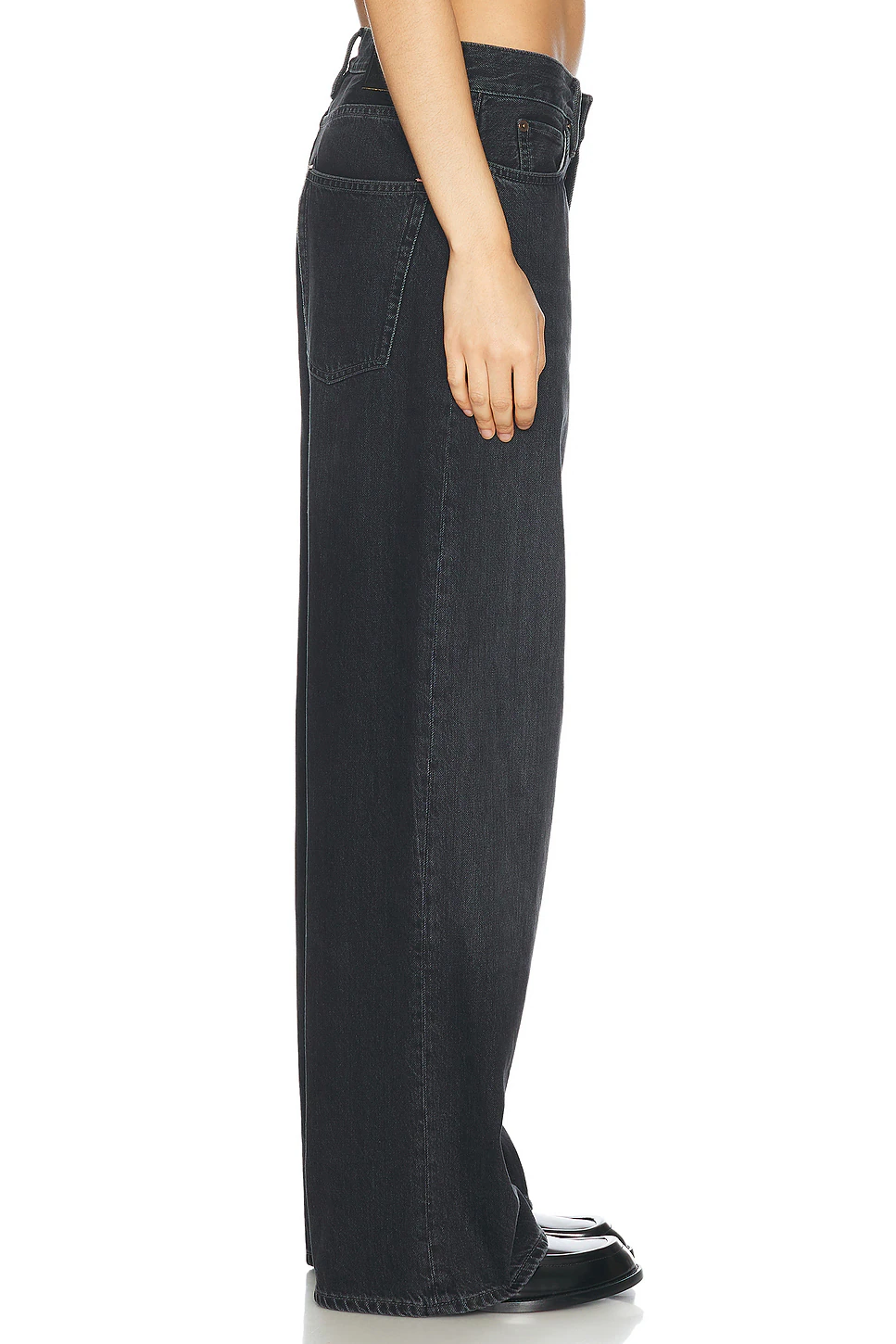 1981 Vintage Wide Leg Jeans Black