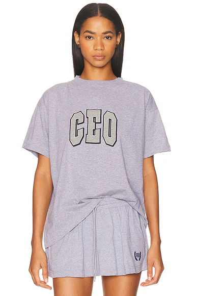 Boxy T-shirt Heather Grey