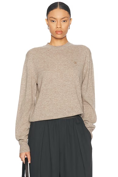 Kalas Crewneck Sweater Greige Melange