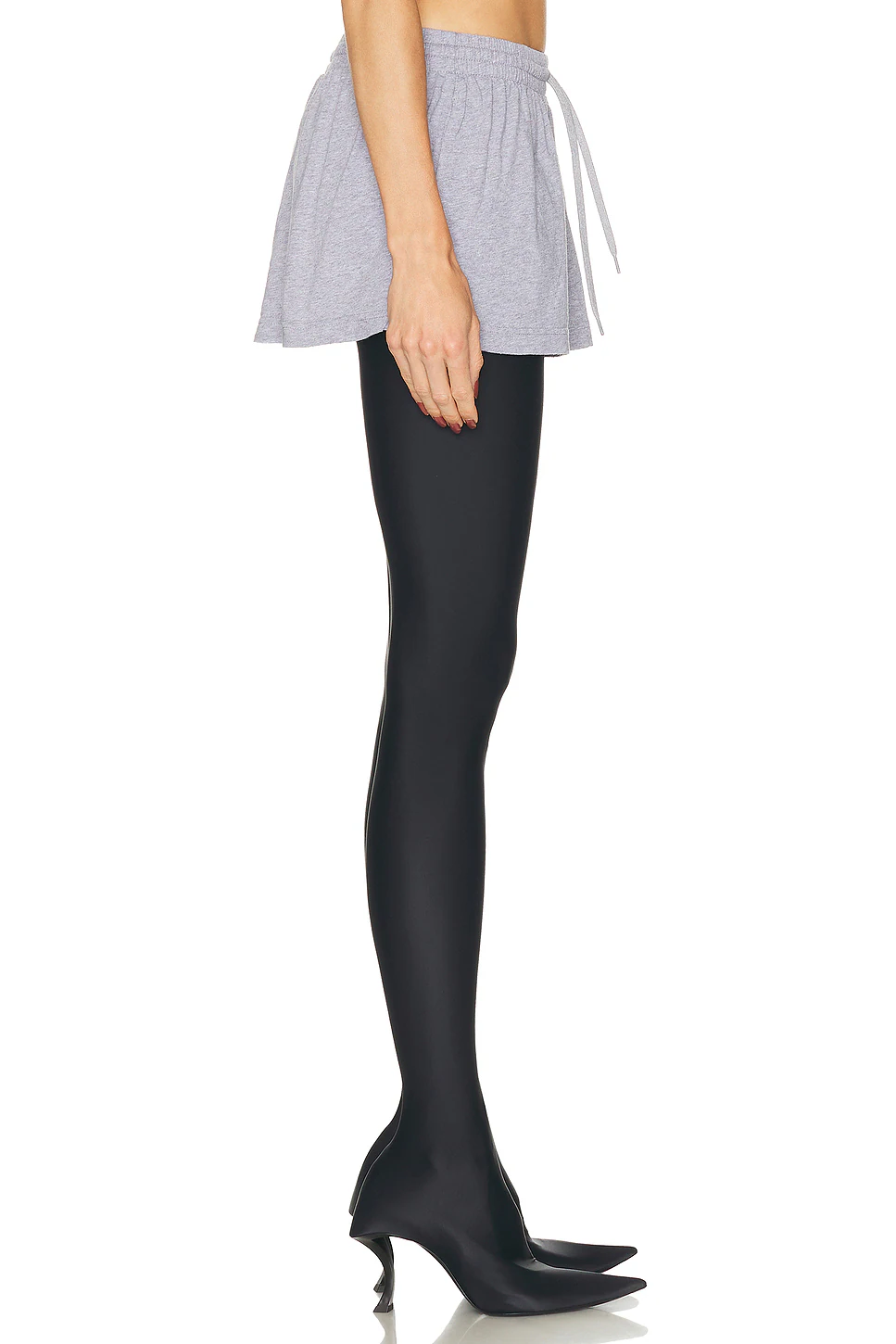 Shorts Mini Skirt Heather Grey