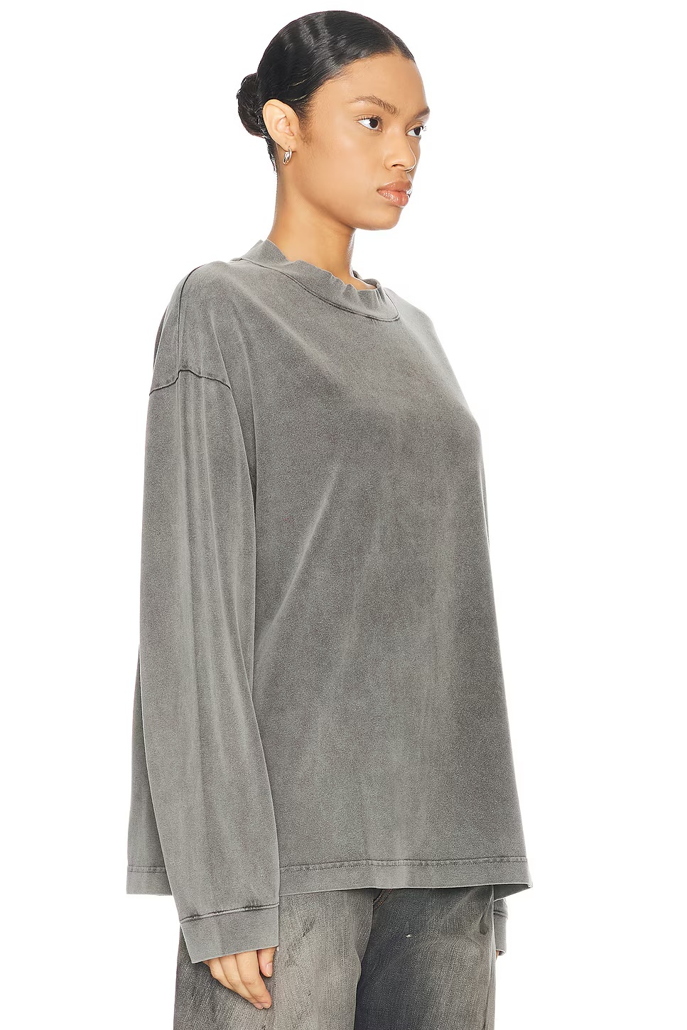 Enick Long Sleeve T-shirt Faded Black