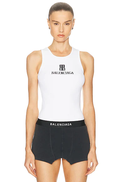 Tank Top White & Black