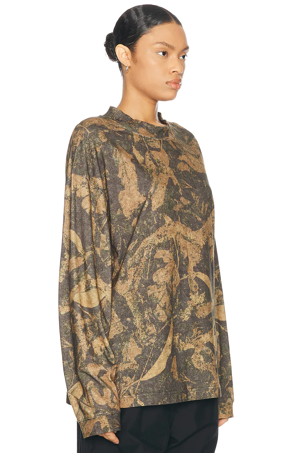 Enick Long Sleeve T-shirt Mud Brown Camo