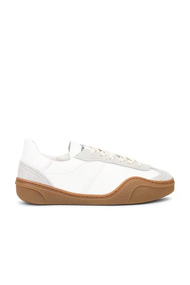 Bars W Low Sneaker White & Brown