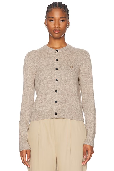 Keny Cardigan Greige Melange