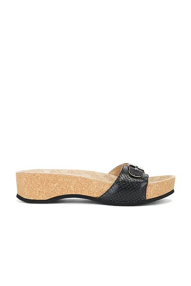 x Scholl Sandal Black & Silver