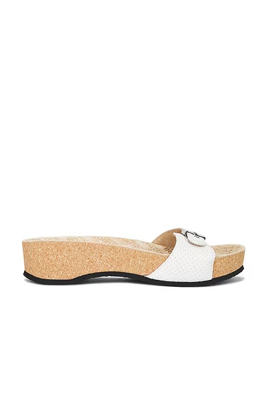 x Scholl Sandal White & Silver